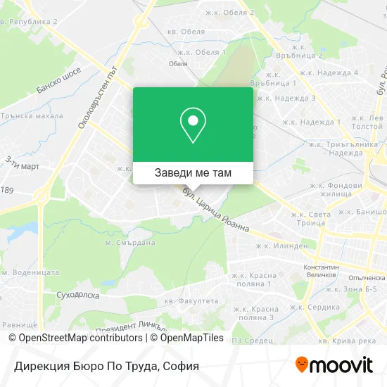 Дирекция Бюро По Труда карта
