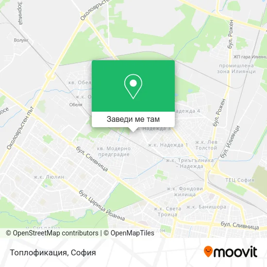 Топлофикация карта