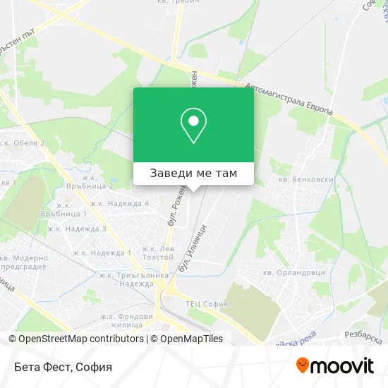 Бета Фест карта