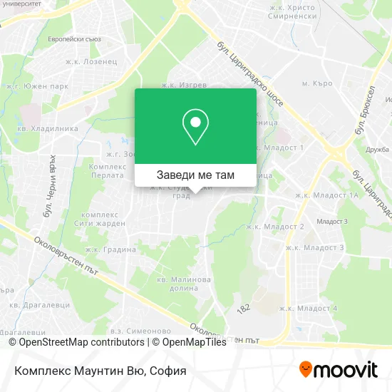 Комплекс Маунтин Вю карта