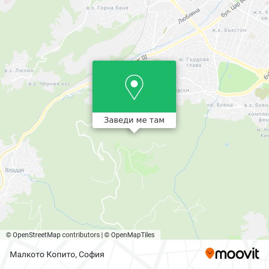 Малкото Копито карта