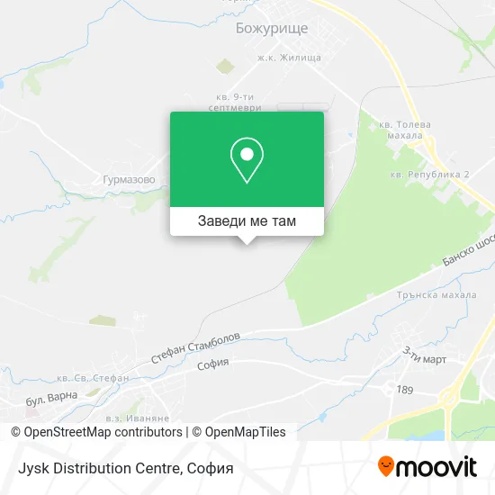 Jysk Distribution Centre карта