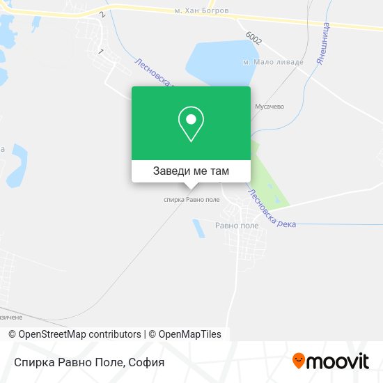 Спирка Равно Поле карта