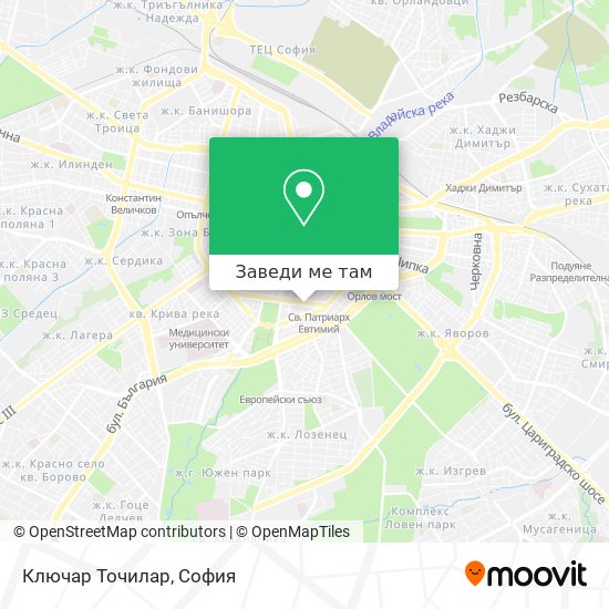 Ключар Точилар карта