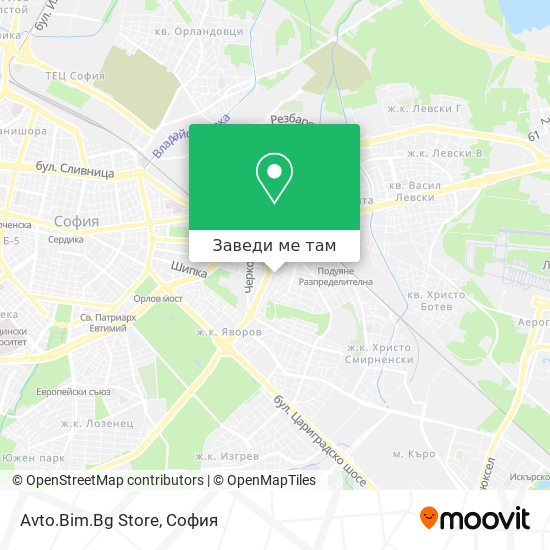 Avto.Bim.Bg Store карта