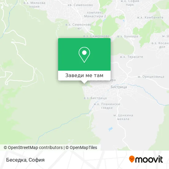 Беседка карта