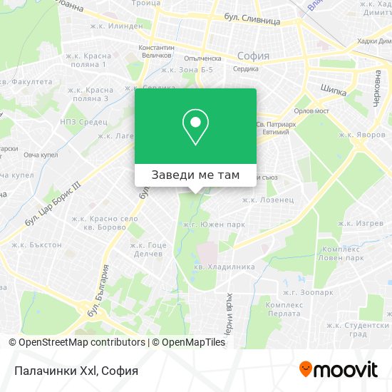 Палачинки Xxl карта