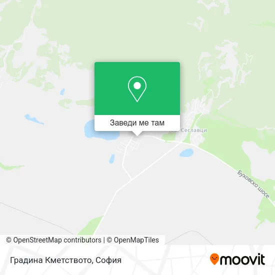 Градина Кметството карта
