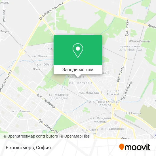 Еврокомерс карта