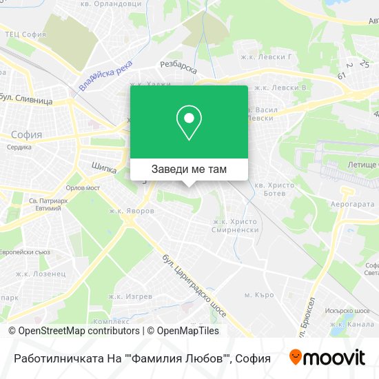 Работилничката На ""Фамилия Любов"" карта
