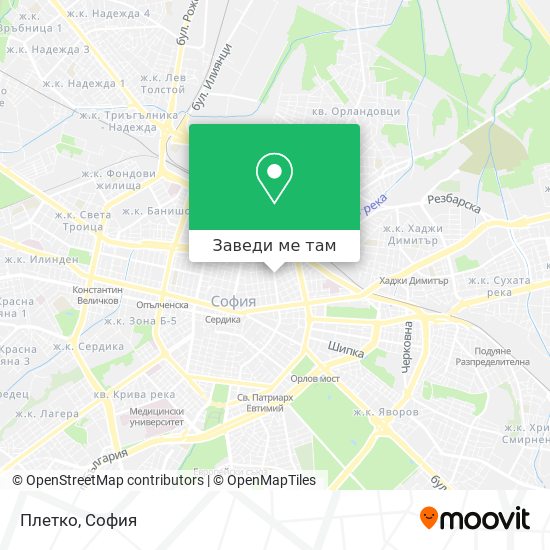 Плетко карта