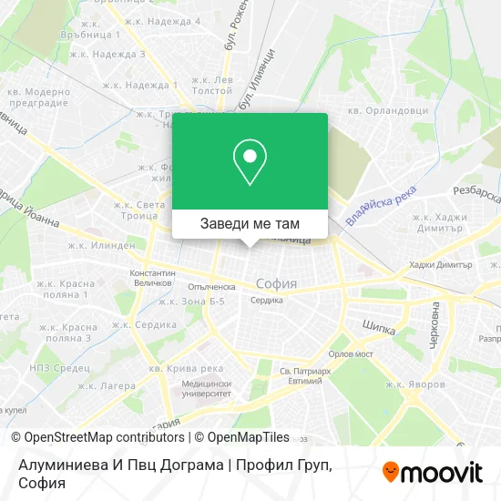 Алуминиева И Пвц Дограма | Профил Груп карта