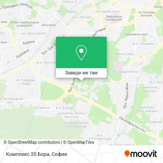 Комплекс 20 Бора карта