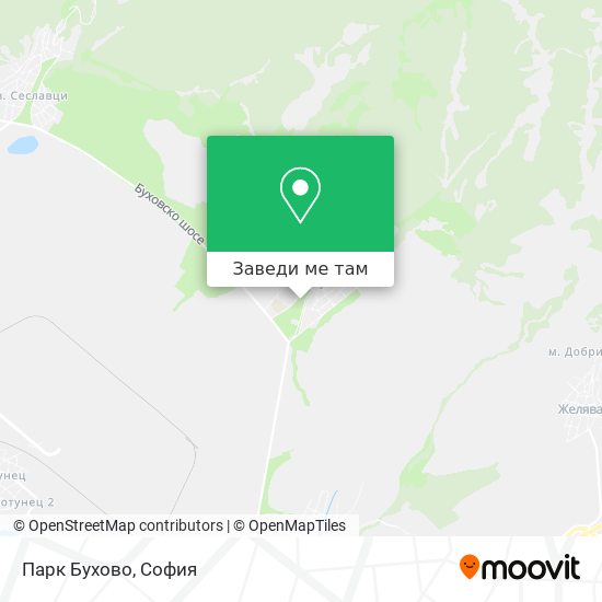 Парк Бухово карта