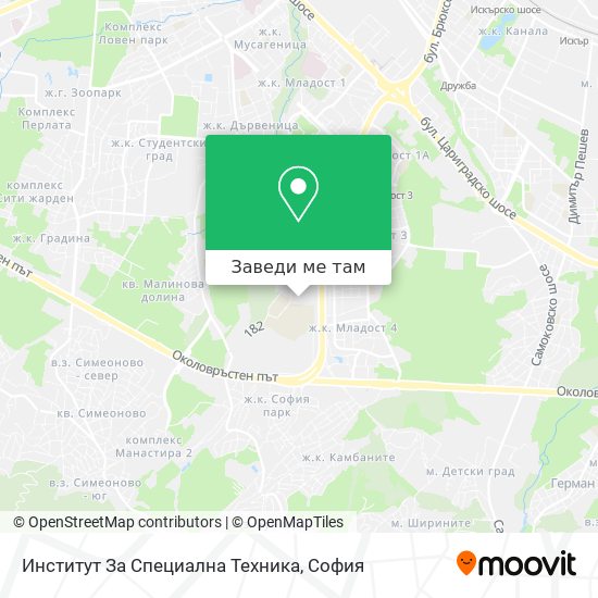 Институт За Специална Техника карта