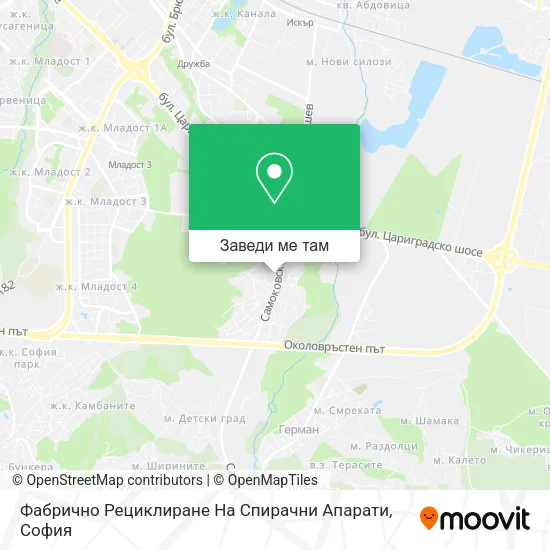 Фабрично Рециклиране На Спирачни Апарати карта