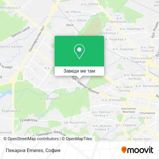 Пекарна Emeres карта