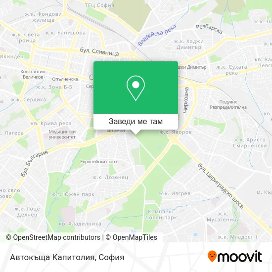 Автокъща Капитолия карта