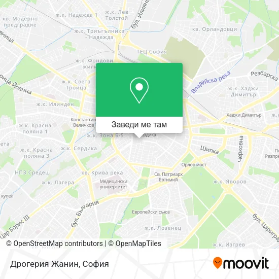 Дрогерия Жанин карта