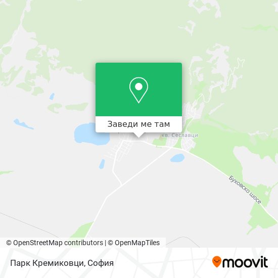 Парк Кремиковци карта