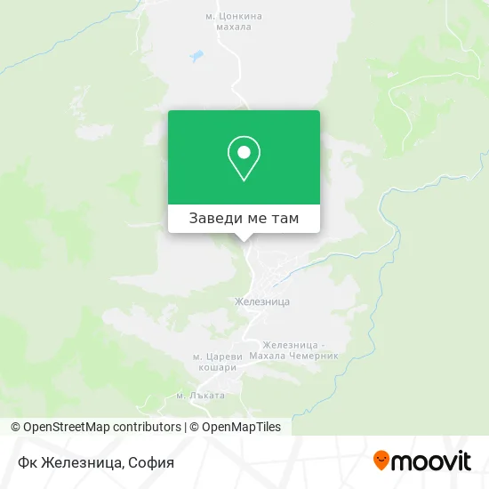 Фк Железница карта
