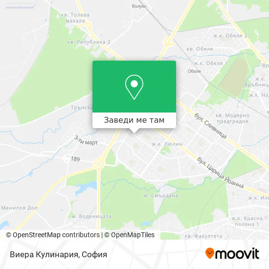 Виера Кулинария карта