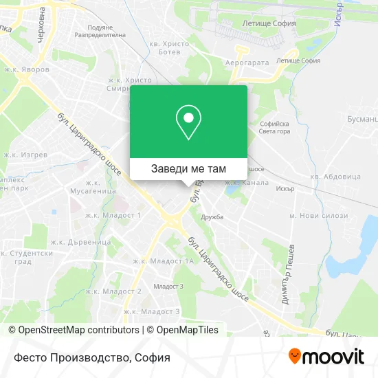 Фесто Производство карта