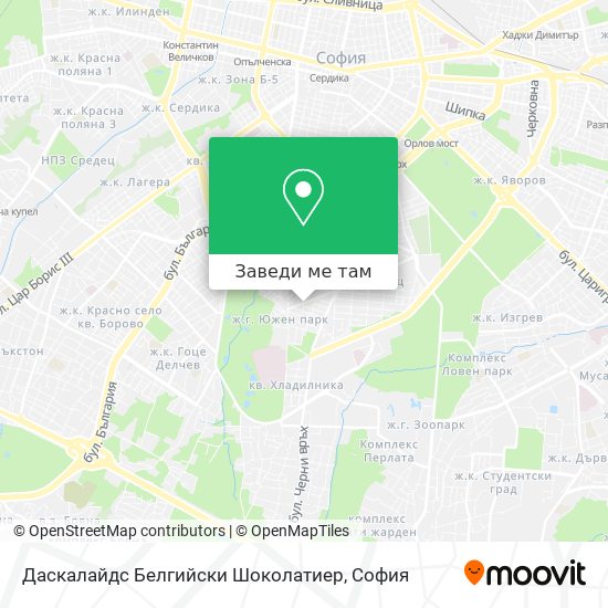 Даскалайдс Белгийски Шоколатиер карта