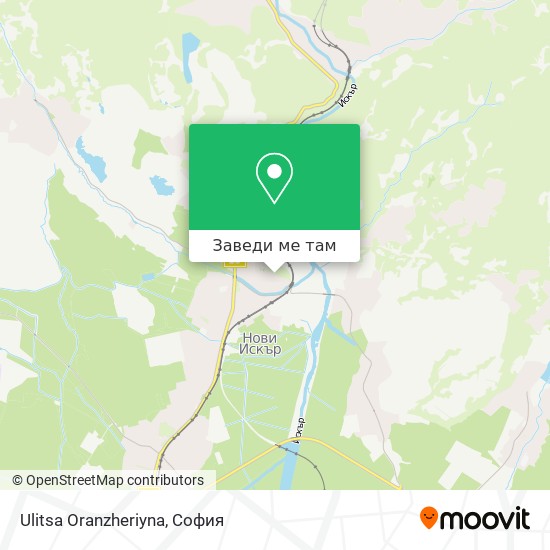 Ulitsa Oranzheriyna карта