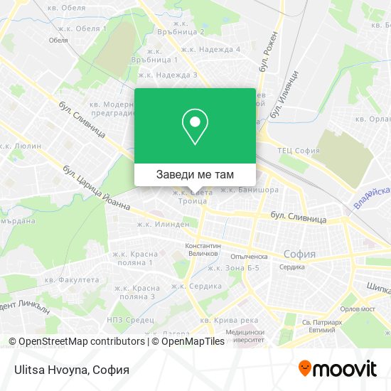 Ulitsa Hvoyna карта