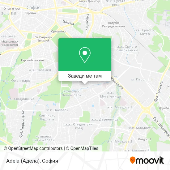 Adela (Адела) карта