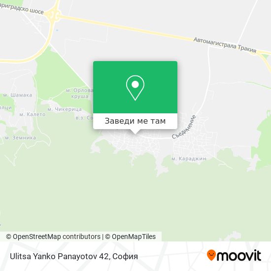 Ulitsa Yanko Panayotov 42 карта