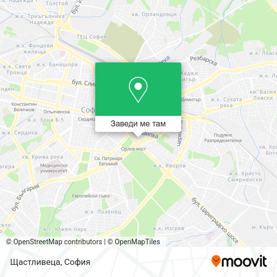 Щастливеца карта