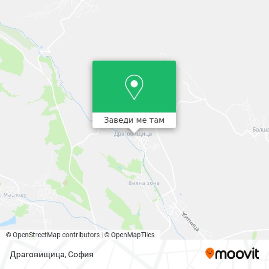 Драговищица карта