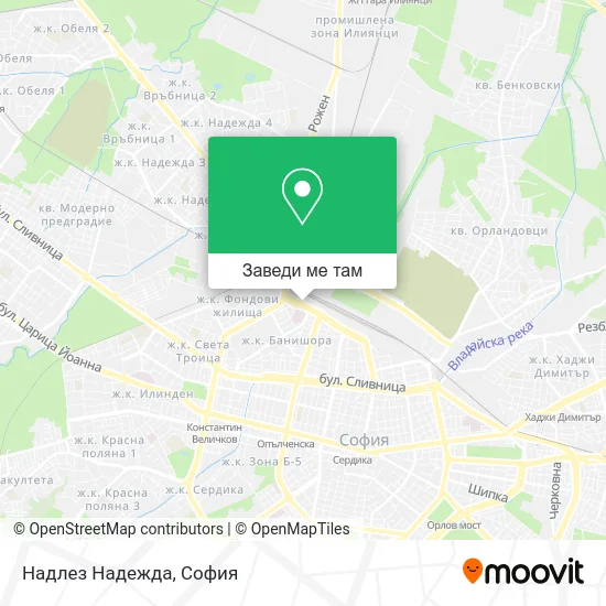 Надлез Надежда карта