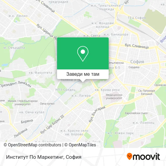 Институт По Маркетинг карта