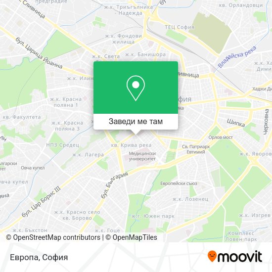 Европа карта