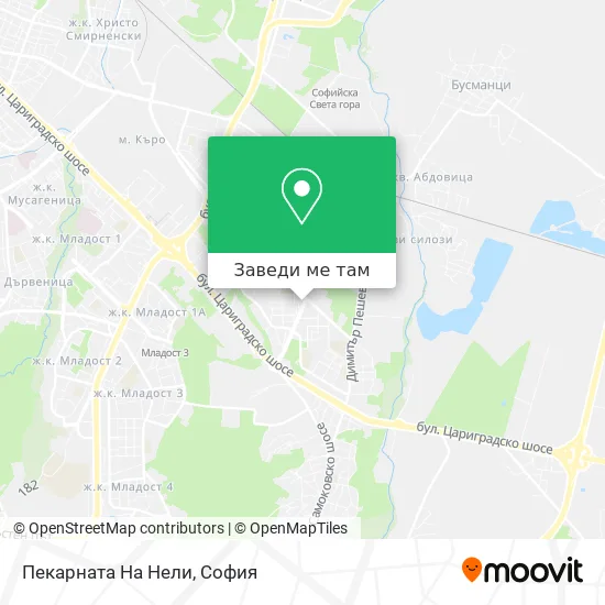 Пекарната На Нели карта