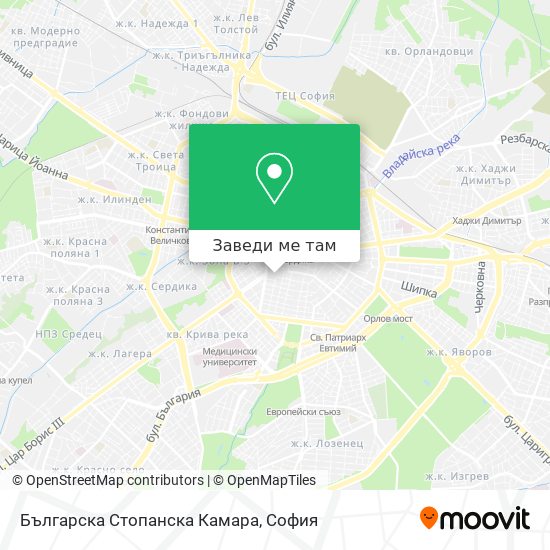 Българска Стопанска Камара карта