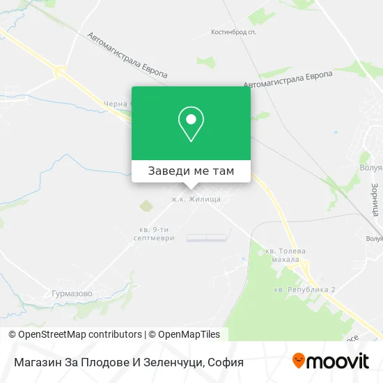 Магазин За Плодове И Зеленчуци карта