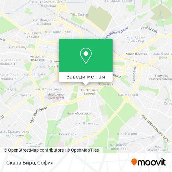 Скара Бира карта