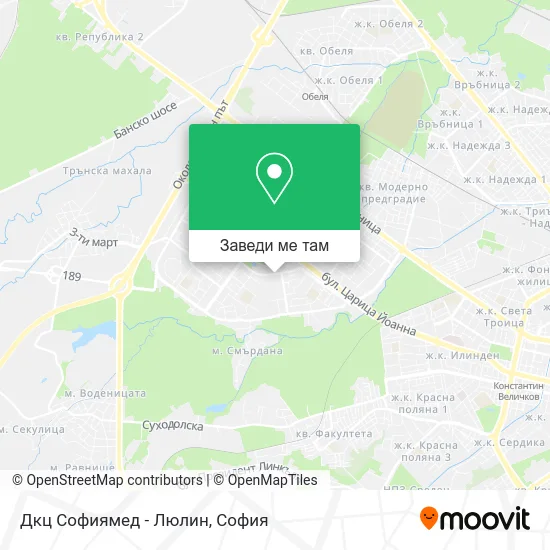 Дкц Софиямед - Люлин карта