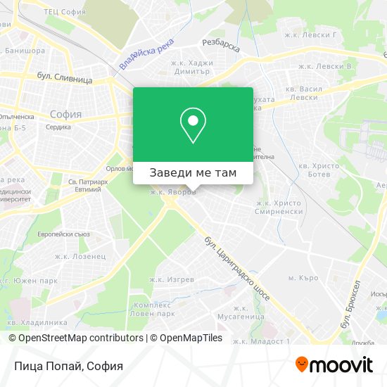 Пица Попай карта