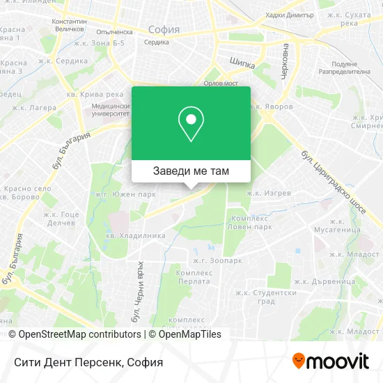 Сити Дент Персенк карта