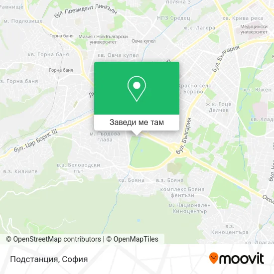 Подстанция карта