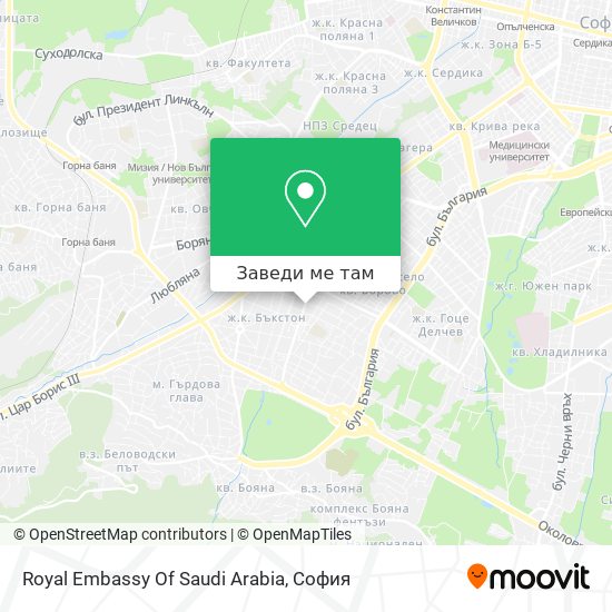 Royal Embassy Of Saudi Arabia карта