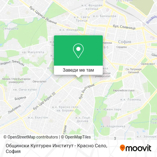 Общински Културен Институт - Красно Село карта