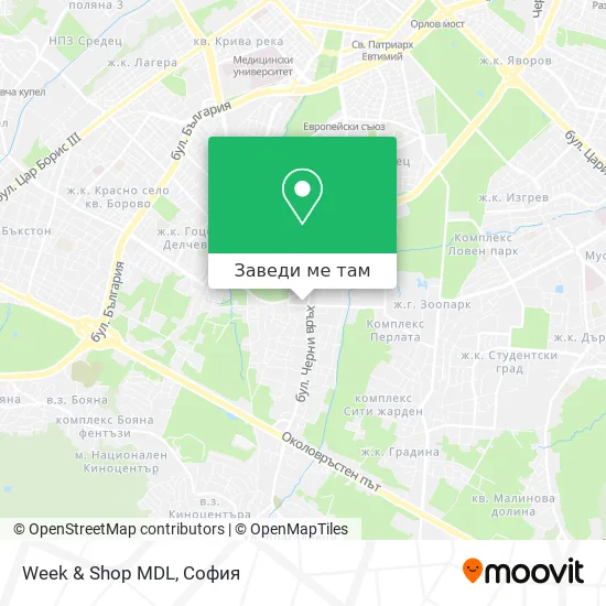 Week & Shop MDL карта