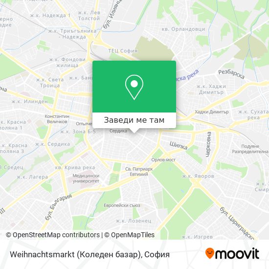 Weihnachtsmarkt (Коледен базар) карта