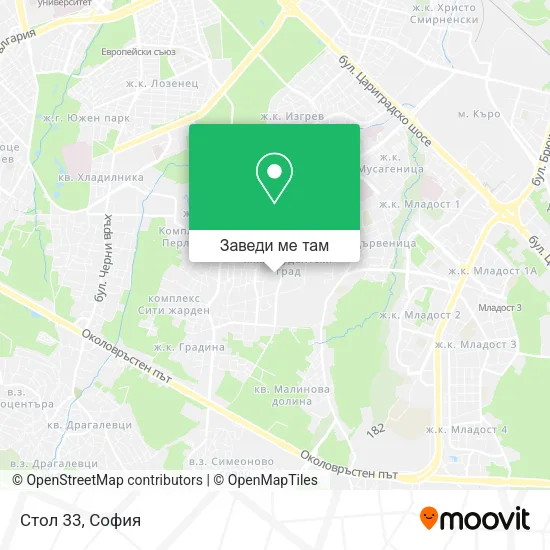 Стол 33 карта